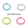 10 Pcs Candy Color Resin Ring Fashion Stackable Rings Y2K Luminous Ring Jewelry