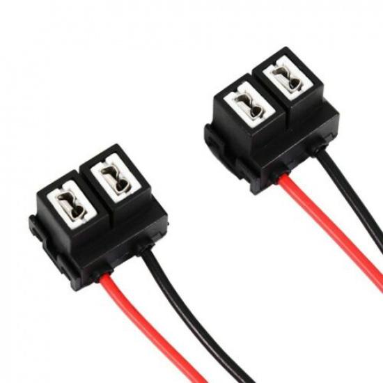 2x Wire Pigtail Female P A H7 2 Harness Head Light High Beam Bulb Connector Lamp