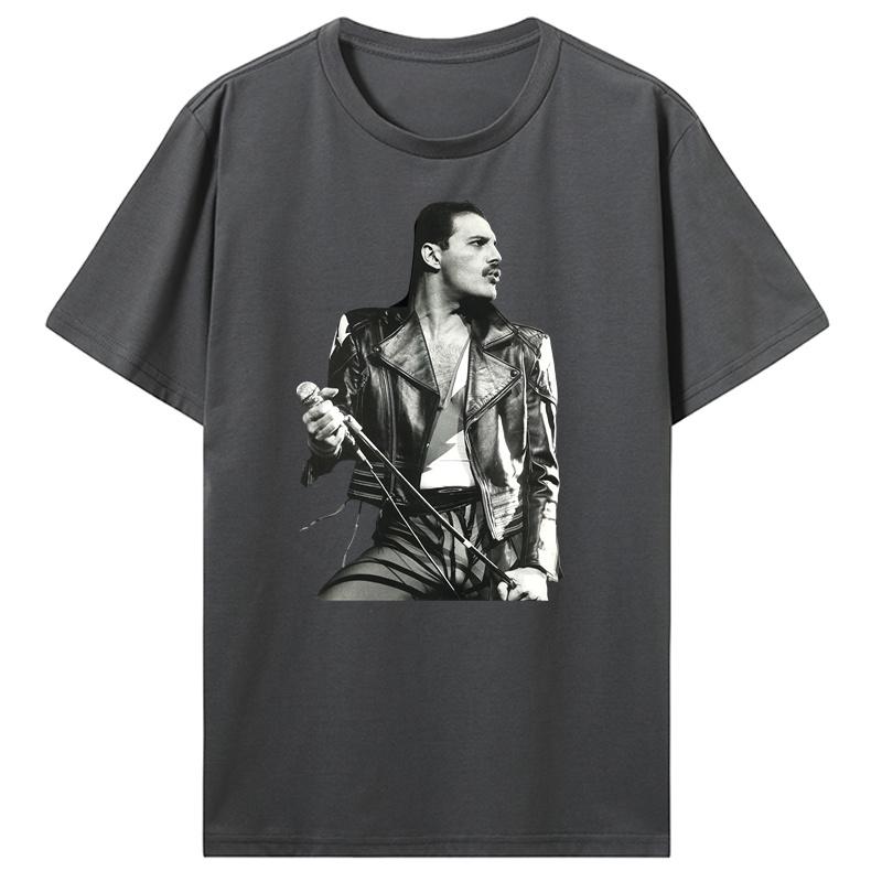 Camisetas para Hombre Algodón Cuello Redondo Camiseta Hip Hop Camisetas Tops Lo Más Nuevo Freddie Mercury Leyenda del Rock Británico camisetas gráficas ropa harajuku