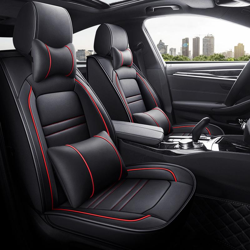 Compatible with 2013, 2015, 2016 Buick Excelle Leather Car Seat Cover, All-Season, Full Coverage
