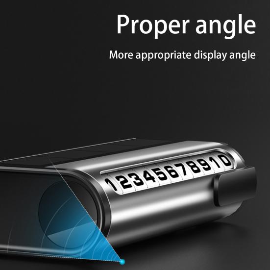 Useful Temporary Parking Sign Glow-in-the-dark Non-fading Keep Contact