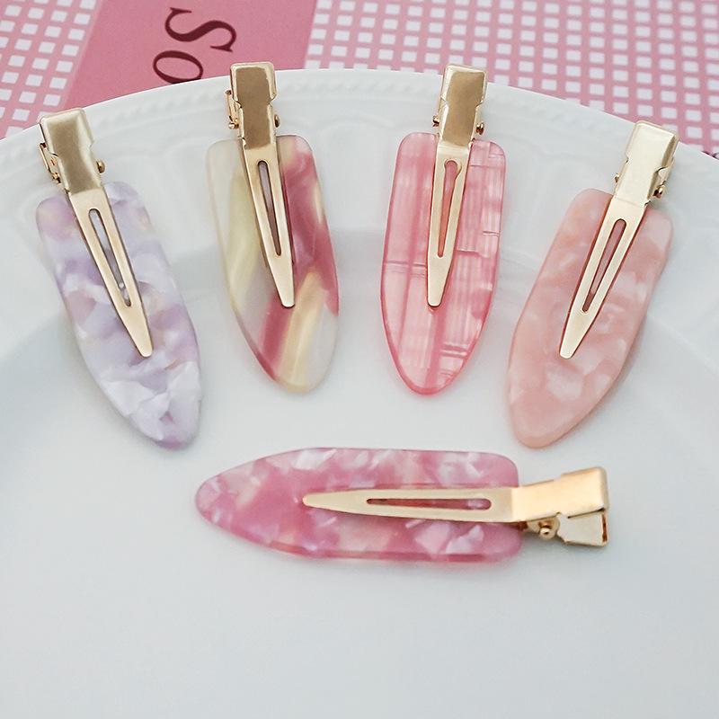 Nahtlose japanische und koreanische Haarspange: Ein-Wort, Seite, Entenschnabel, Make-up Pony und Haarklammern für abgebrochene Haare