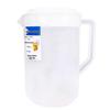 Heat-Resistant Graduated Water Pitcher: Large Capacity Plastic Kettle for Tea Brewing and Measuring.
