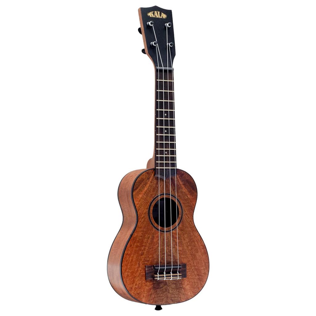 KALA Curly Mango Series Ukulele with Curly Mango Bag Body, Soprano, KA-CM-S_W/BAG [Gig Included]