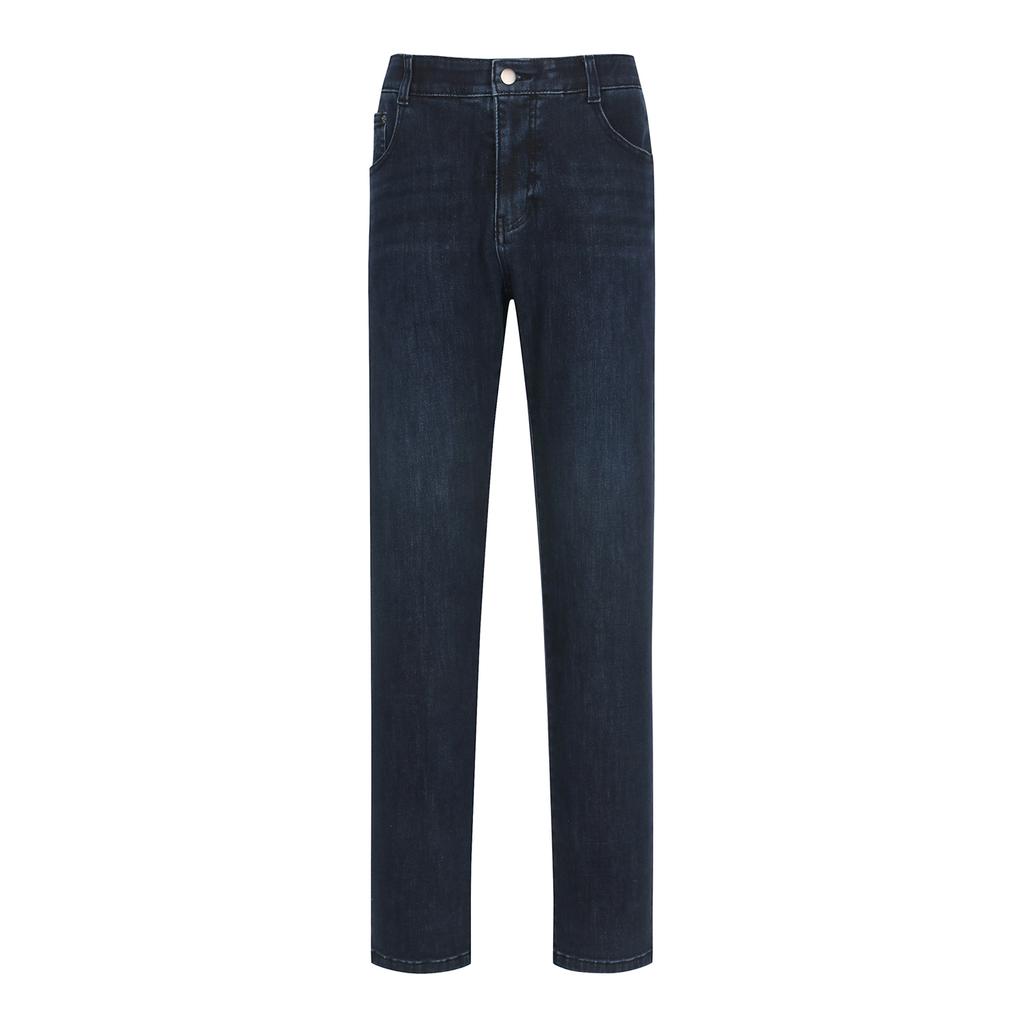 SUPERIOR Men'S Fleece-Lined Denim Pants Navy (Im0Esl40749)