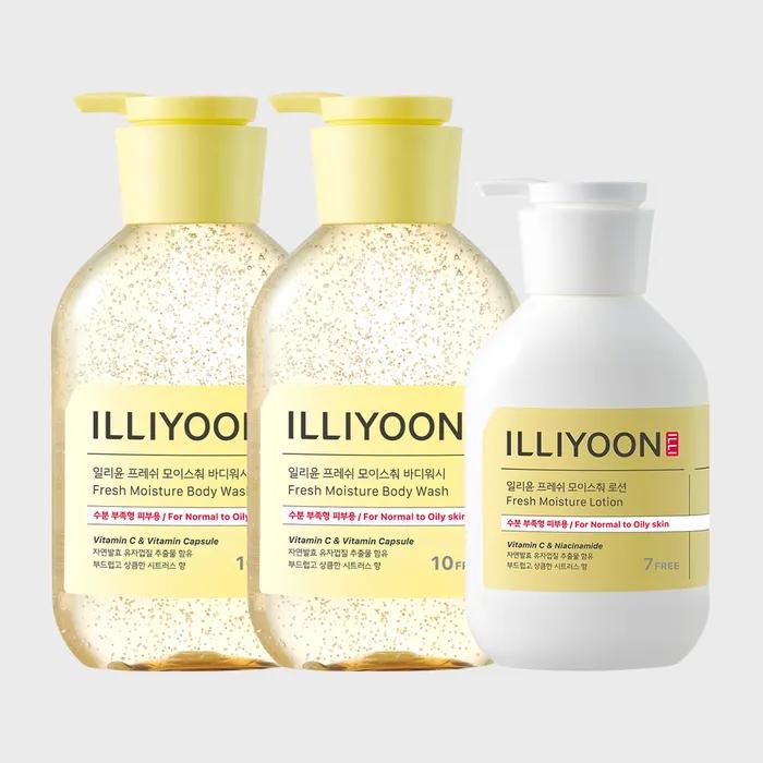 

Fresh Moisture Lotion 350ml, Wash 500ml x 2