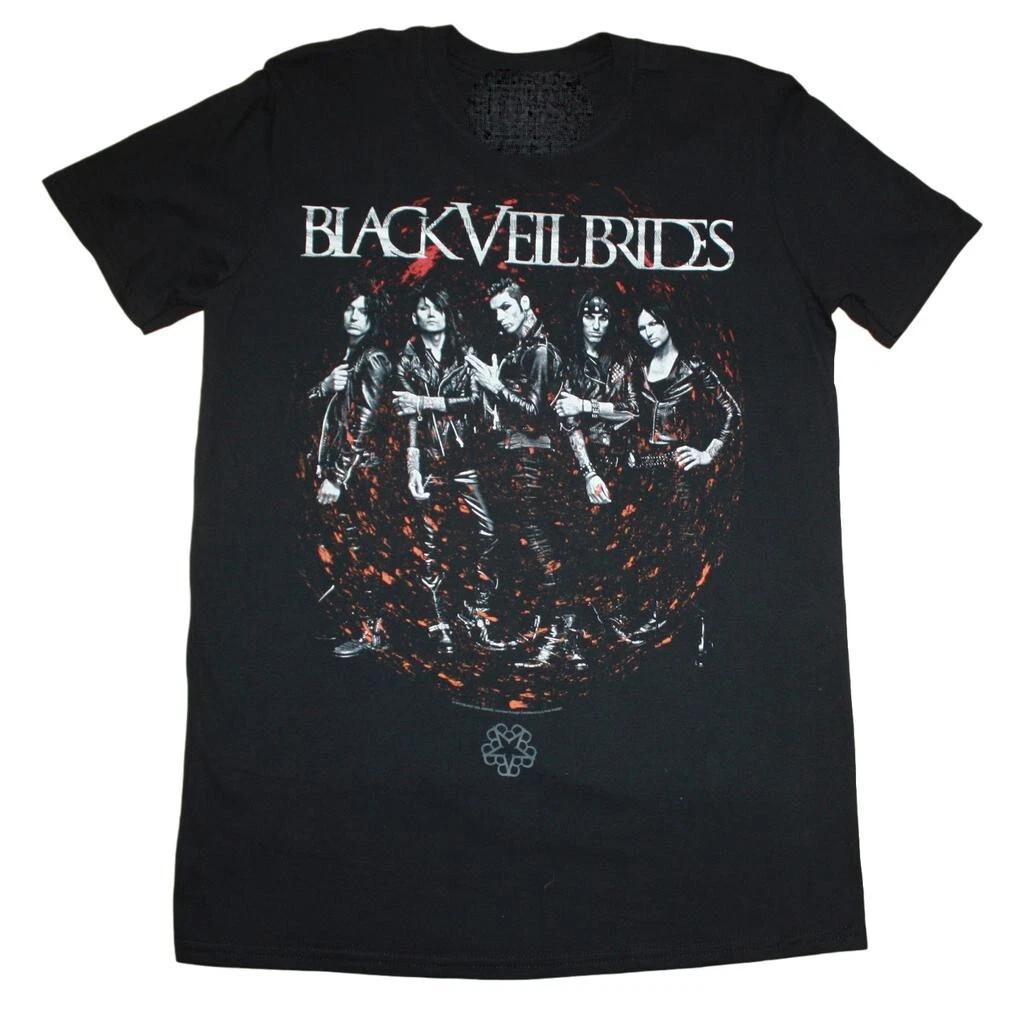 Men s and Women s T-shirts Vintage Veil Brides Threads Von Herren Cotton Black Full Size M