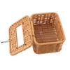 Plastic Napkin Holder Retro Style Carton Container Practical Imitation Rattan Tissue Box  Home