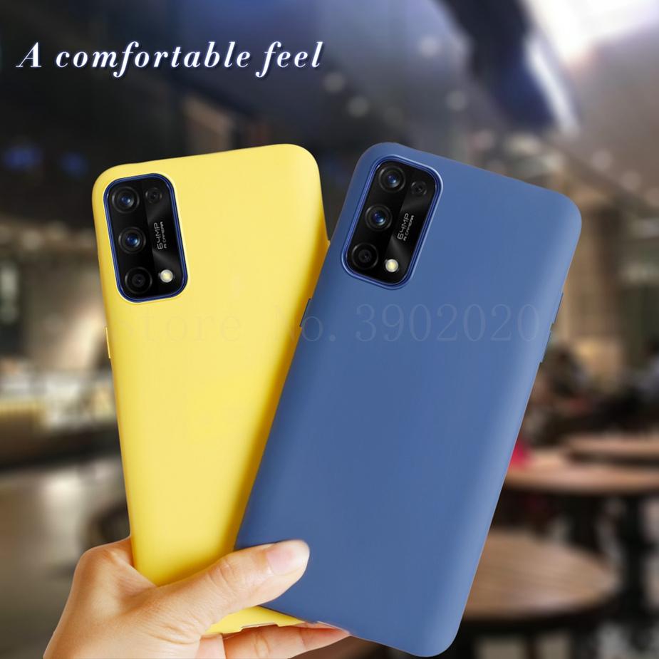 Für Oppo Realme 7 X7 7 Pro Hülle Candy Silikon Stoßfeste Handyhülle An Für Oppo Realme 7 7 Pro X7 X7Pro Vollabdeckung Coque Bumper