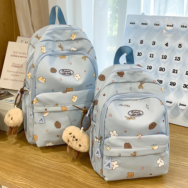 Children's Schoolbags Girls Elementary School Students Cute Junior High School Students High School Students Printed Backpacks