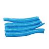 100Pcs Disposable Non-Woven Strip Hat Hotel Workshop Dust Cap Blue White Shower Cap For Spa Hair Salon Beauty Accessories
