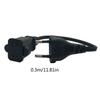 EU4.0mm To Nema 1-15R Conversion Cord, European Standard Male Plug To Female US Socket Connectors Power Extension Cable