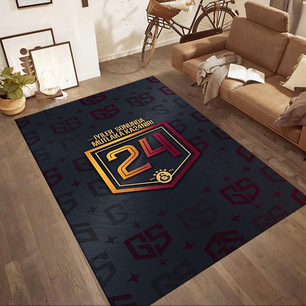 Galatasaray 72 Area Rug Suitable for Outdoor Balcony Living Rooms Kitchen Antislip Carpet Decorate Offices Perfect Birthday/Christmas Gift Idea