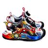 Boys Sandals Summer 2025 New Rotary Button Children's Beach Shoes Cartoon Boys Glowing Sports Sandals Tide
