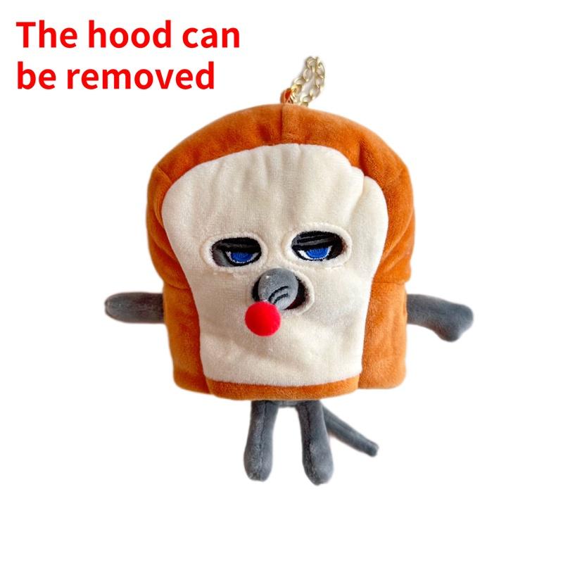 

Cute Funny Cartoon Bread Thief Mouse Plush Toy Doll Pendant For Young Adults Bread mouse