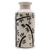 Vase Boho Bamboo Pattern Straight Natural