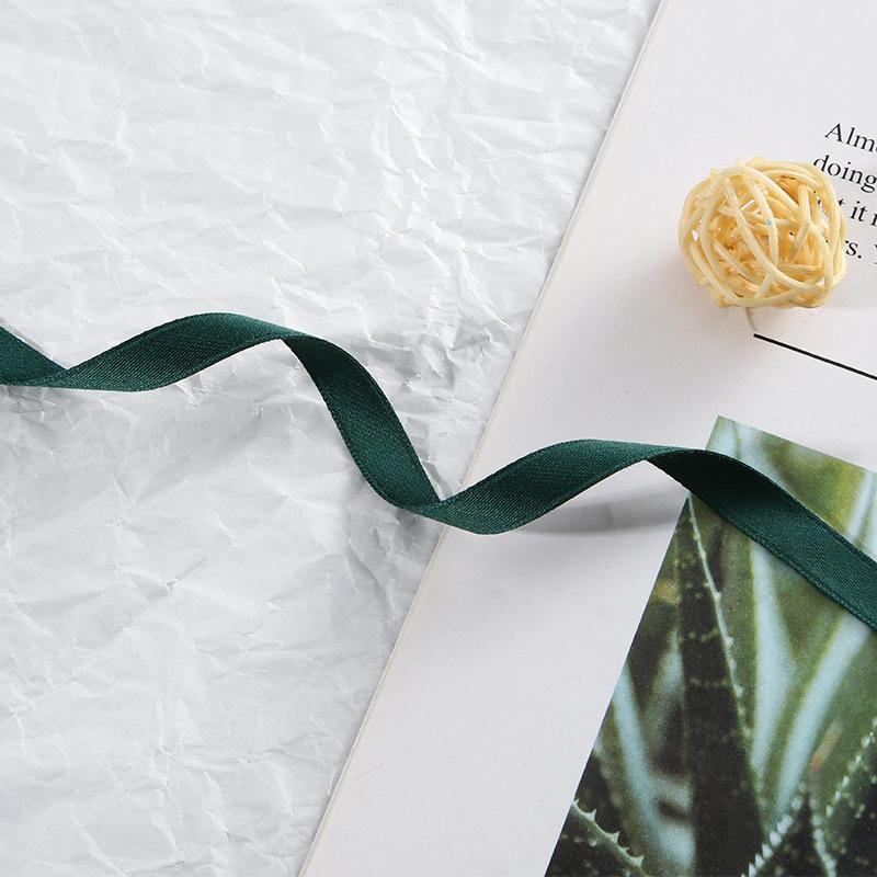 Double-Sided Matte Webbing Thickened Polyester-Cotton Jewelry Trophy Decorative Accessories Bow Colored Ribbon