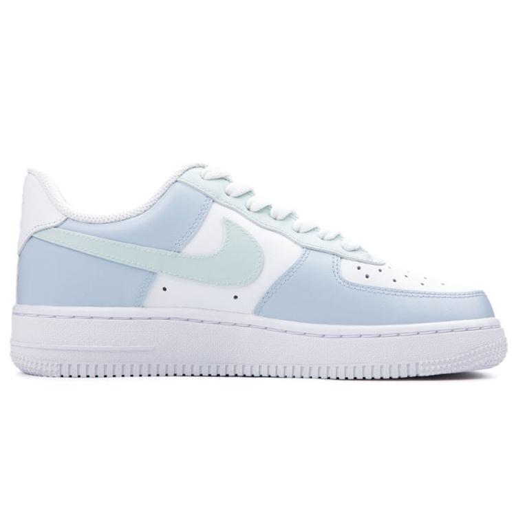 Nike Air Force 1 Air Force 1 Low Top Skateboard Shoes Women's Blue Green White DD8959-100(Team18-QD)