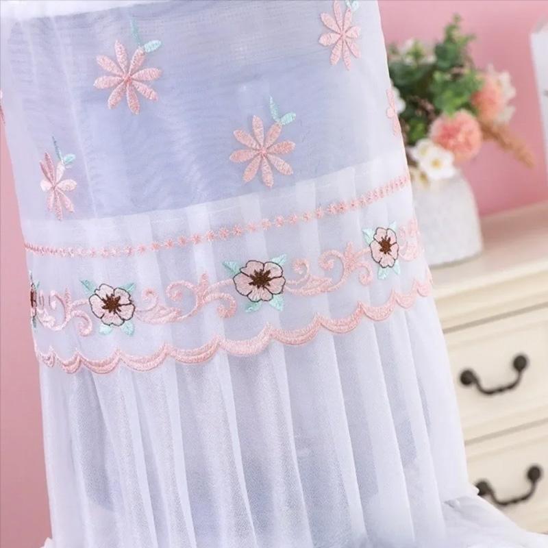 1Pc Barrel Dust Cover Universal Printed Reusable Bucket Sleeve Upper Dustproof Water Dispenser Cove Lace Embroidered
