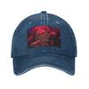 Sukuna RyoUnisex - Jujutsu Kaisen Gewassen Denim Pet Casual Baseballpetten Verstelbare Pet Zomer Unisex Baseballpetten