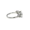 New diamond-encrusted water drop shape ring design simple niche ring ring for girlfriend gift