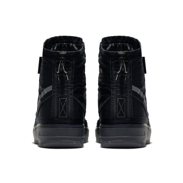 Nike Air Force 1 High Shell 'Zwart' Dames BQ6096-001