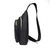 New nylon cloth breast bag women's fashion embroidered thread rhombus shoulder messenger bag large capacity cycling breast bag