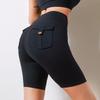 High Waist Cross Over Butt Lifting Dance Yoga Tights 5-Point Cargo Leggings