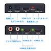 ELEVIEW HDMI 4K Audio 1 2 Outputs Optical Red Audio Compatible with Dual Screen Simultaneous Audio Separator Splitter, HDCP1.4, Separator, Input,