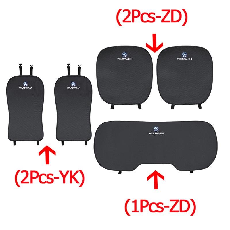 Voor VOLKSWAGEN VW Volkswagen Autostoelhoes IJszijde Kussen Beschermkussentjes Voor VW GTI Polo Golf Passat Tiguan Arteon Touareg CC