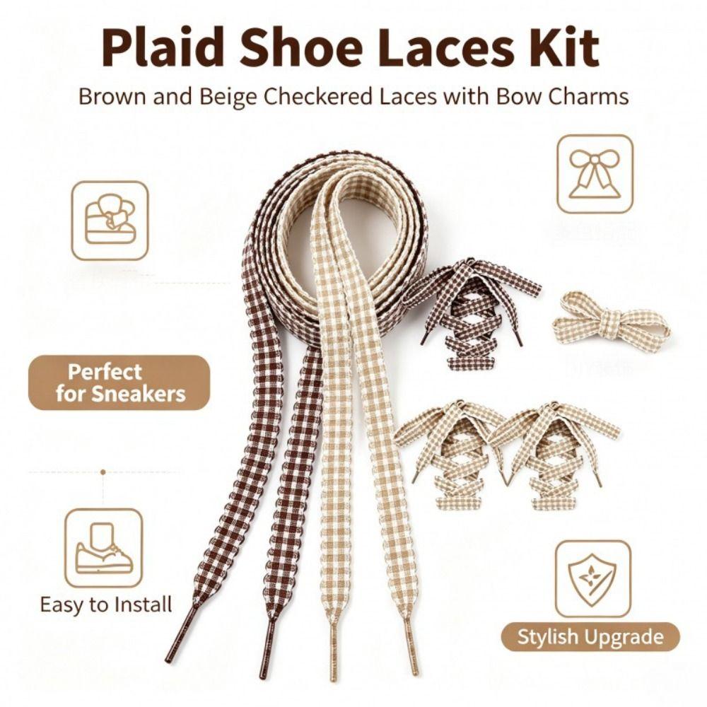 2 Paar DIY Flache Schnürsenkel Stilvolle Schnürsenkel Modeband Schuhbänder Sneaker