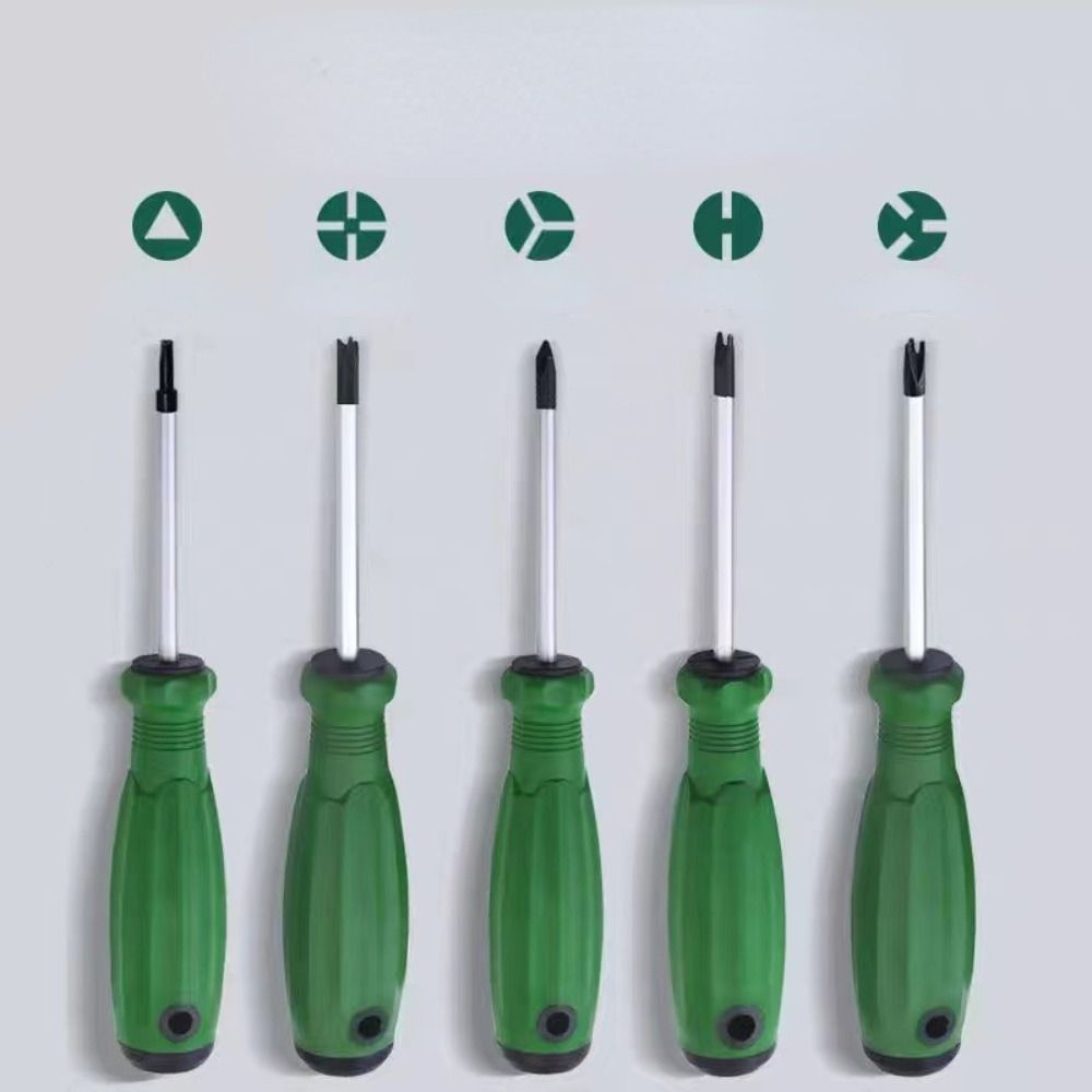 Anti Slip Screwdriver Set Corrosion Resistant Shaped Screwdriver  Security Repair Tools