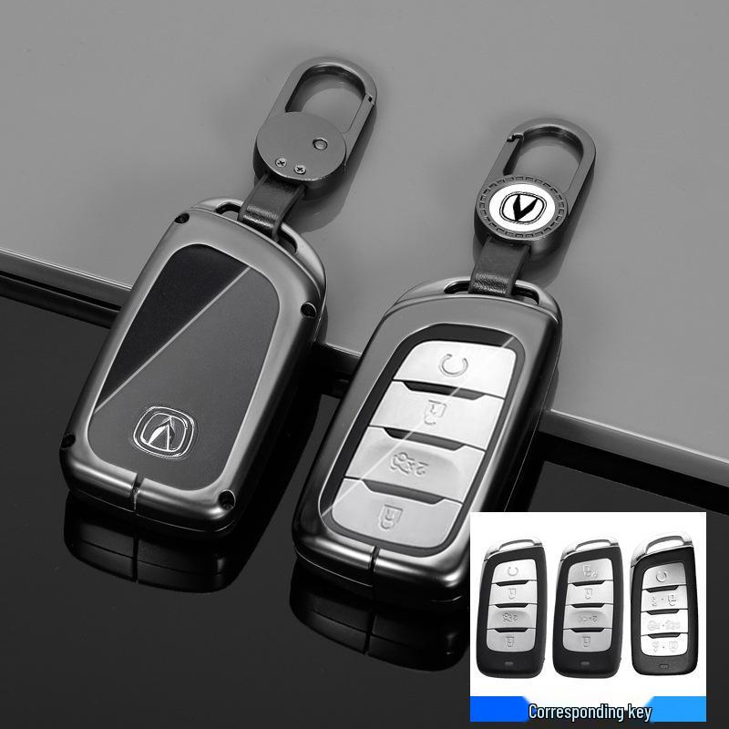 Changan CS85 Coupe Key Case for Older Models: CS35 Plus & CS95 - Unisex Full-Cover Shell with Buckle