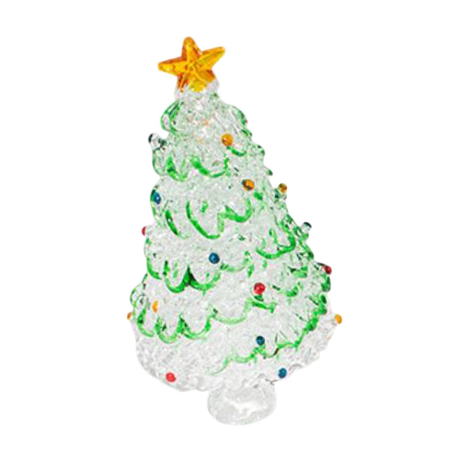 Фигурка Рождественской елки Подарок Декор Рождественской елки для Столешницы Гостиной Офиса белый