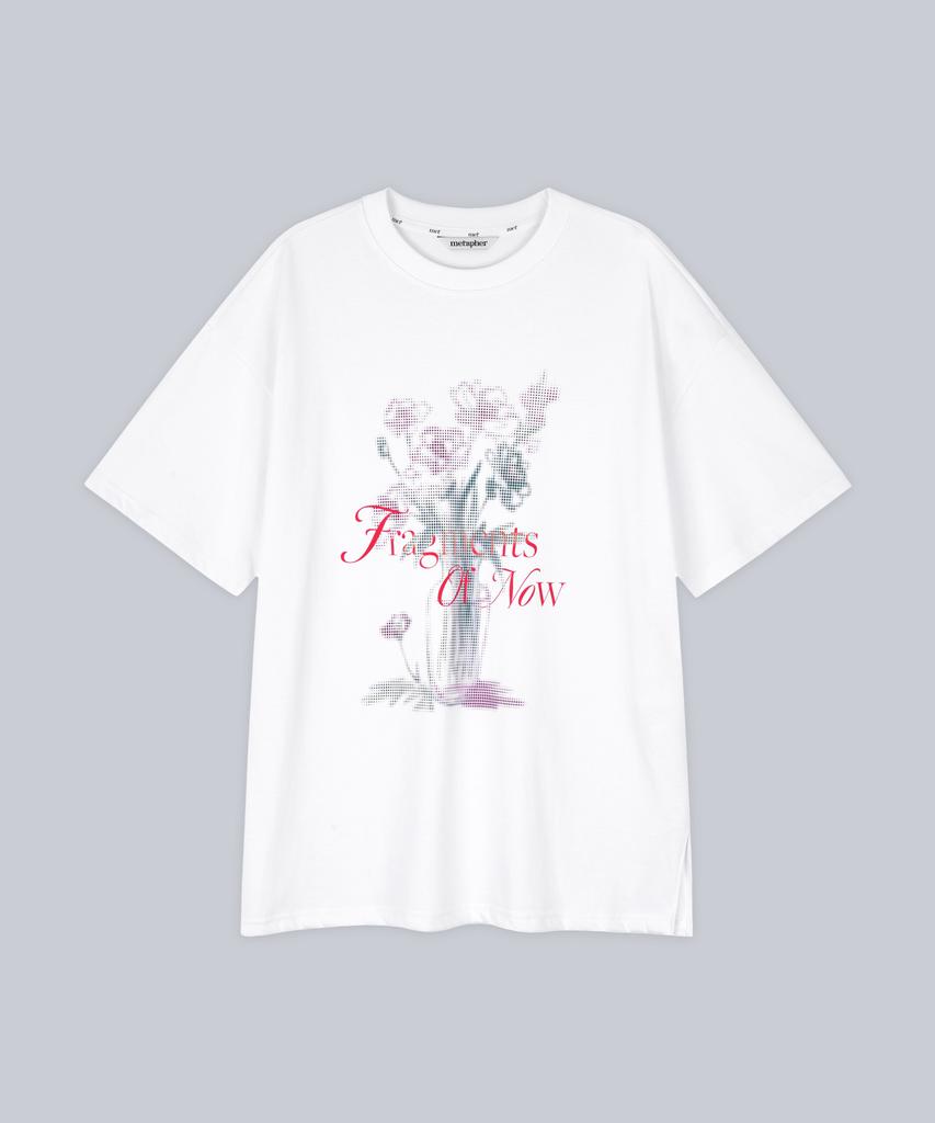 Metapeo Met Flower Base Dtp Short Sleeve T-Shirt Pure White
