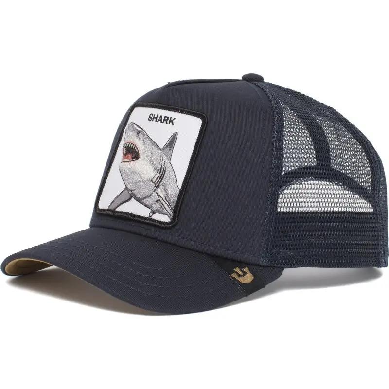 Household supplies MH Mode Dieren Borduren Baseball Caps Mannen Vrouwen Snapback Hiphop Hoed Zomer Ademend Mesh Zon Gorras Unisex Streetwear Bone