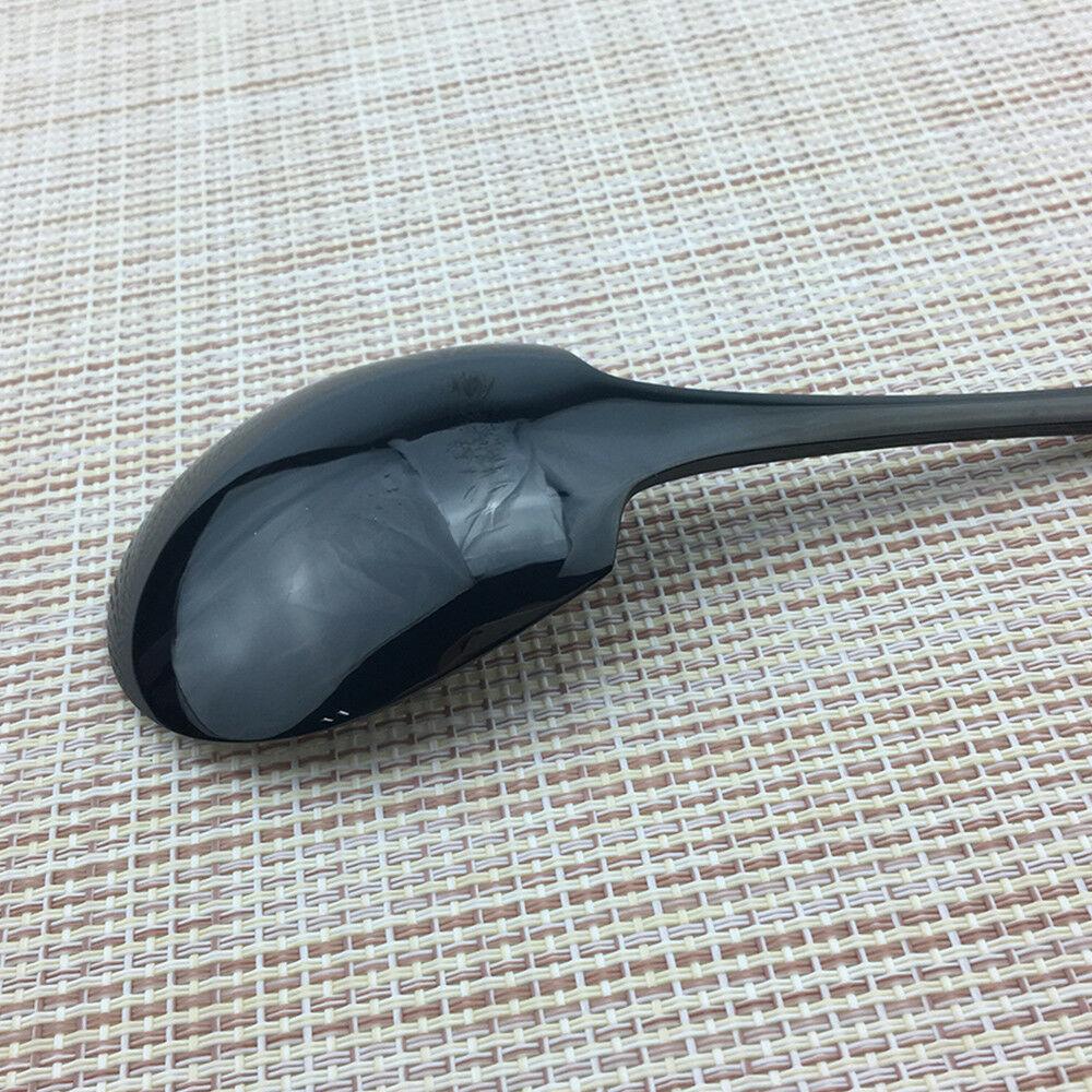 4 ks Servírovací náčiní Nádobí Bufet Banketové servírovací naběračky 18/10 Černé zrcadlo Polské sady příborů