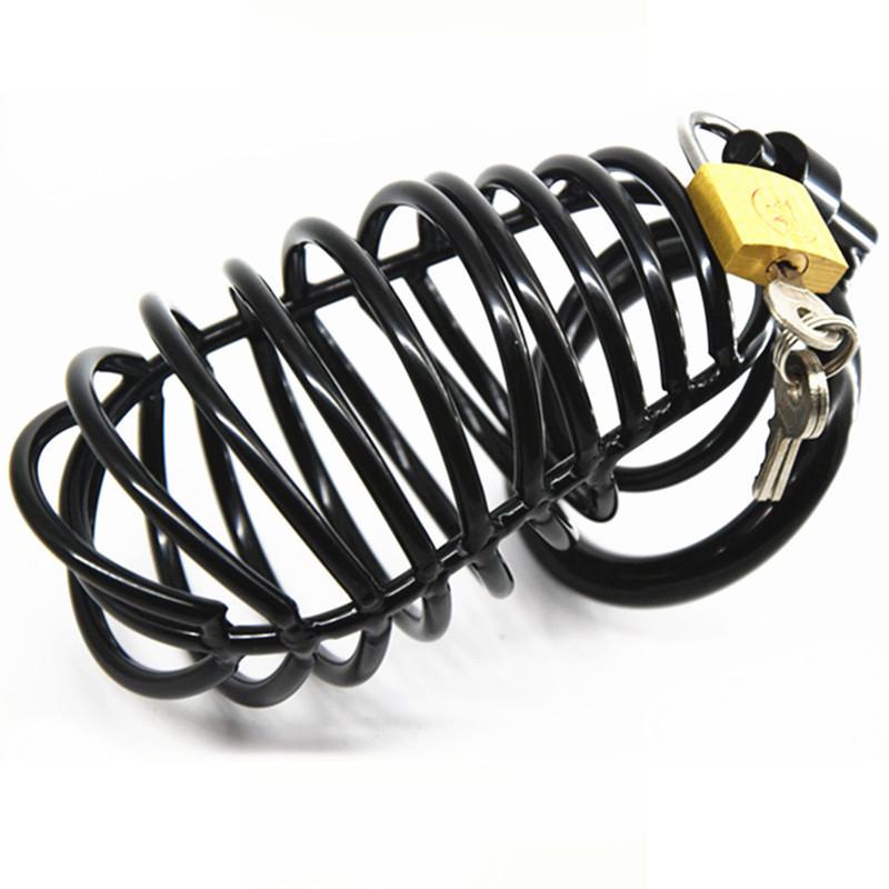 Stainless Steel Chastity Lock Large Men's Passion Sex Tools Couple Adult Toys Sex Toys Chastity Cleaner Lock Pants