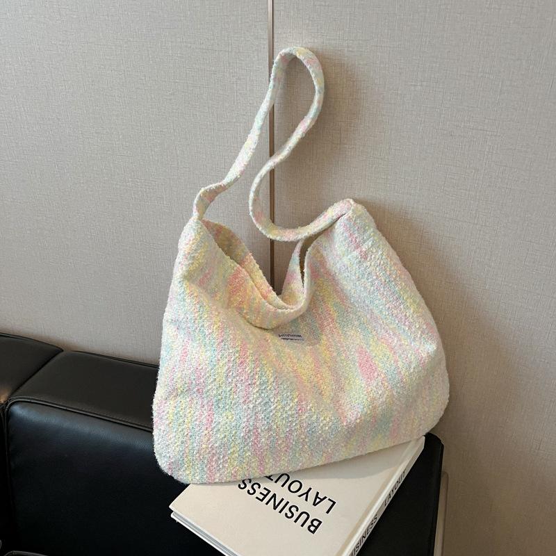 Bag women's large capacity 2025 new fashion casual versatile shoulder messenger bag niche tote bag