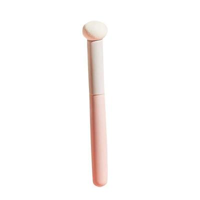 1pc Mushroom Head Concealer Brush Sponge Round Head Makeup Brush Wet & Dry Cover Tear Gap Dark Eye Circles