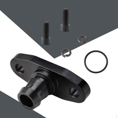 Turbo Oil Drain Return Flange Funnel Type Aluminum Alloy Charger