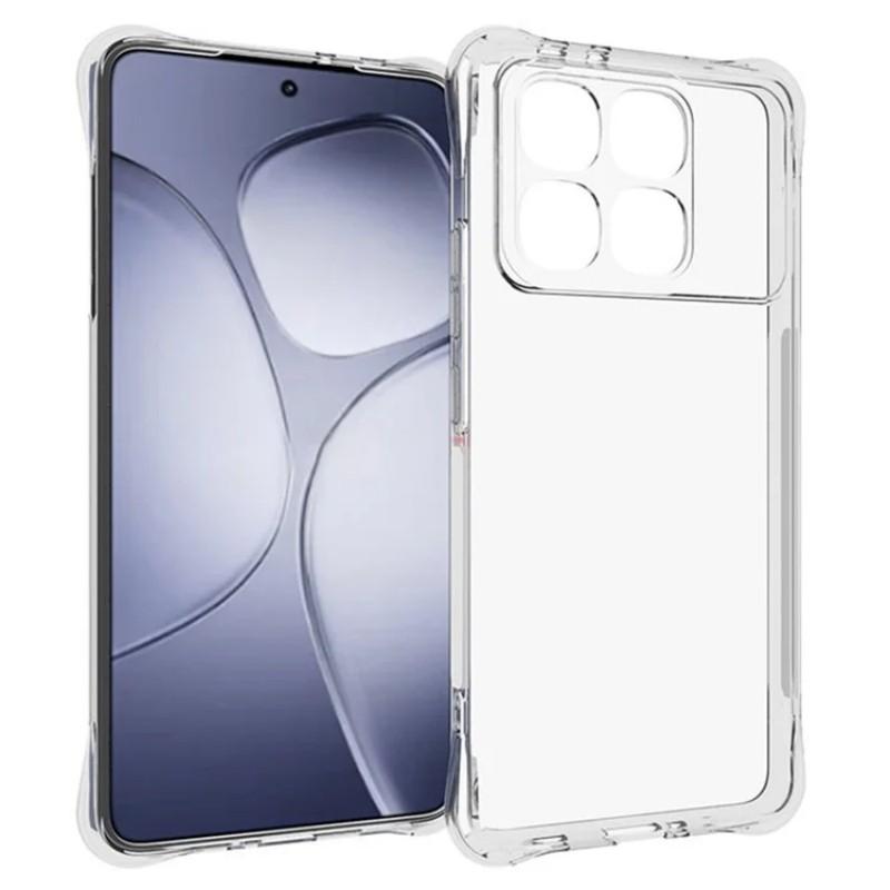 

For Xiaomi Redmi K70 Ultra Clear TPU Case WANLONFENG TM Series 2.0mm Phone Back Cover Transparent