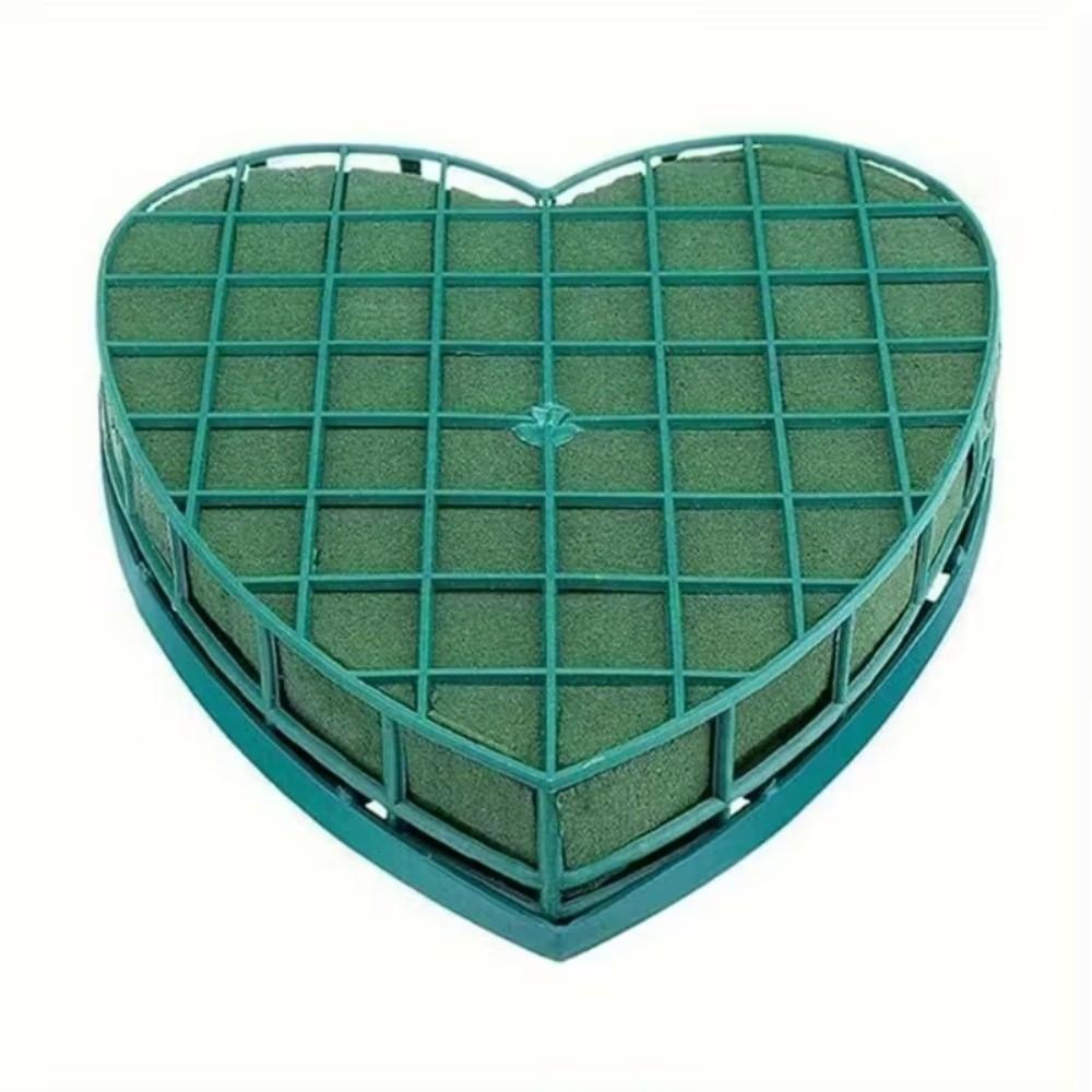 with Suction Cup Floral Arrangement Foam Heart Shaped Floral Foam Cage Tray  Party Decoration