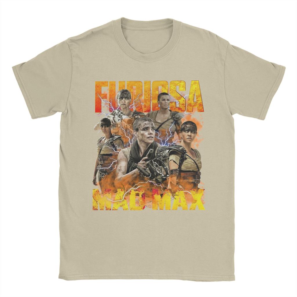 Mad Max Furiosa T Shirt Unisex Cotton Tops Hip Hop  O-neck Short Sleeve