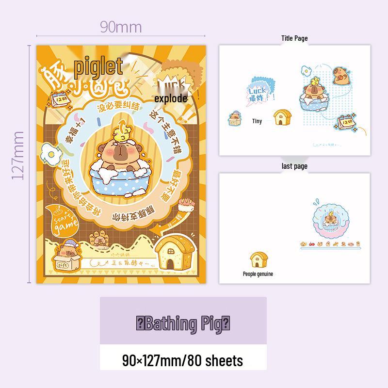 Pick-Up Time: Fun Cartoon Decompression Notebook for Kids & Students – Full-Color Inner Pages