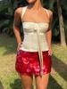 Sequin Bodycon Skirt Summer New Sweet Spicy Party High Waist Slim Stretchy Mini Dress