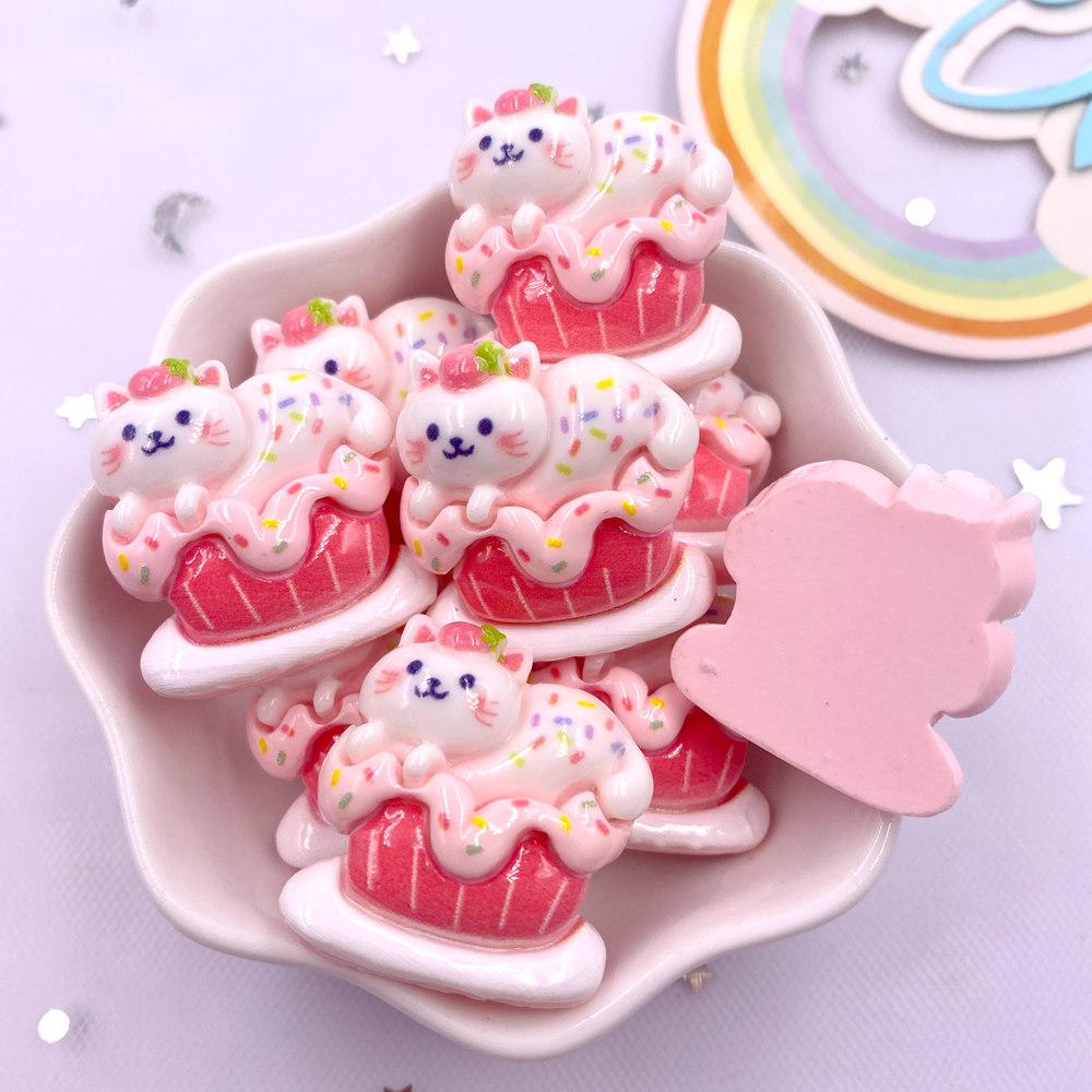 Resin Colorful Kawaii Prince Boy Princess Girl Flat Back Stone Cartoon Figurines 6PCS Scrapbook DIY Bow Decor Accessories Crafts