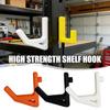 5 Pcs Garage Shelf Hook Heavy Duty Shelving Utility Hooks Workshop Organizer for Clothes Hats Garden Tools Chainsaws Cords Tools Equipment