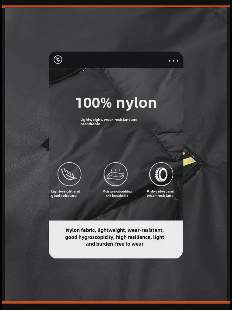 Erkek Kışlık Aşağı Yelek: Trendy Siyah ve Sarı Çift Dış Giyim Ceket