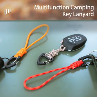 Key Lanyard Strong Load Bearing Anti-break Fall-Resistant Anti-lost Tear-resistant 7-Core Parachute Cord Key